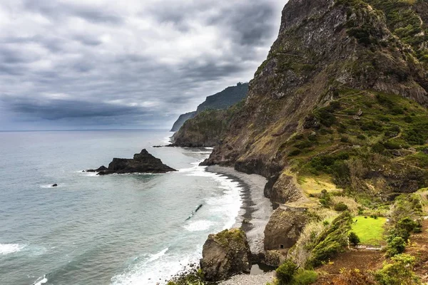 Nordküste Mit Küstenfelsen Der Nähe Von Boaventura Vicente Boaventura Madeira — Stockfoto