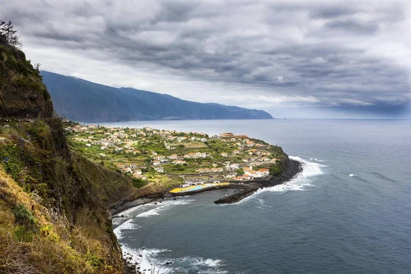 Ponta Delgada Costa Penhasco Oceano — Fotografia de Stock