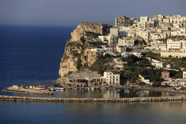 Old Town Peschici Sea Italy — Stock Photo, Image
