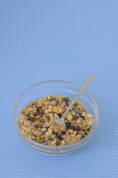 Cereale Sau Muesli Castron Cereale — Fotografie, imagine de stoc