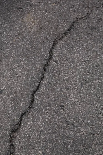 Cracked Asphalt Pavement Road Texture Background — Stock Photo, Image