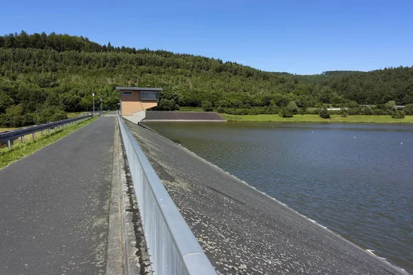 Kinzig Reservoir Dam Marborn Steinau Der Stra Hesse Germany Europe — Stock Photo, Image