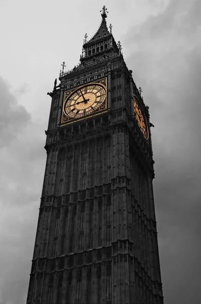 Big Ben Σούρουπο Bridge Street Λονδίνο Περιφέρεια Λονδίνου Αγγλία Ηνωμένο — Φωτογραφία Αρχείου