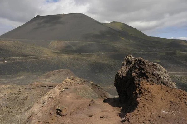 Vulkaniska Landskapet Volcano San Antonio Los Canarios Palma Kanarieöarna Spanien — Stockfoto