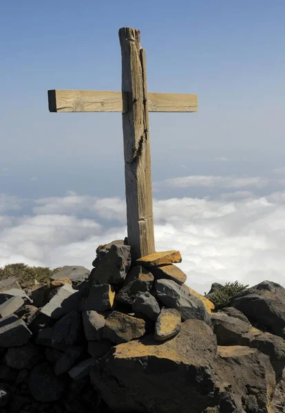 Malebný Pohled Summitu Kříž Kanárské Ostrovy Španělsko Evropa — Stock fotografie
