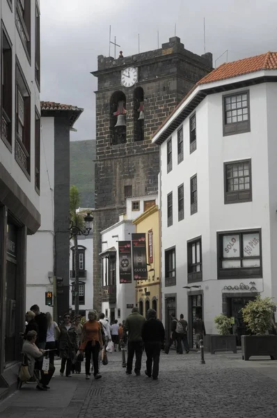 Centro Histórico Cidade Igreja Iglesia Salvador Santa Cruz Palma Palma — Fotografia de Stock