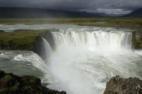Goafoss Wasserfall Island Europa — Stockfoto