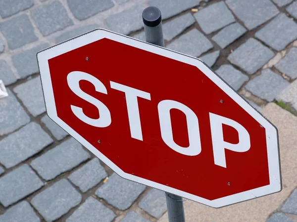 Segnali Stradali Stop Sign — Foto Stock