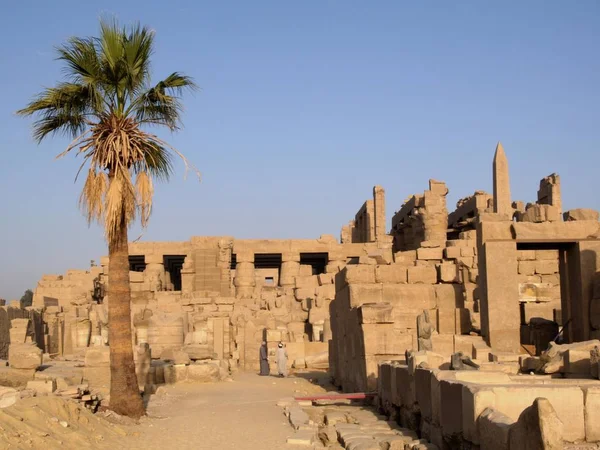 Majestätiska Tempel Karnak Luxor Egypten — Stockfoto