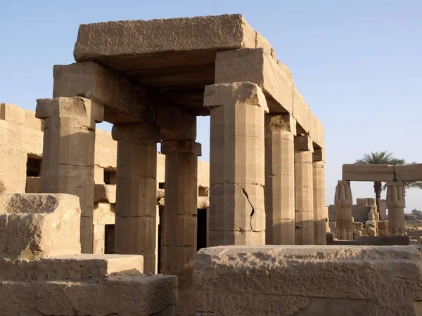 Majestuoso Templo Karnak Luxor Egipto — Foto de Stock