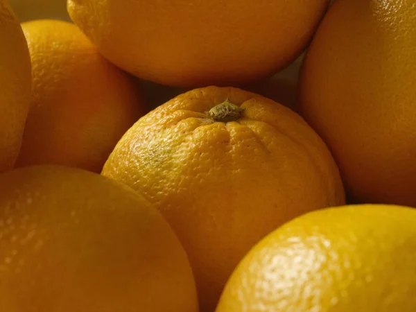 Цілі Свіжі Апельсини Повне Зображення Рамки — стокове фото
