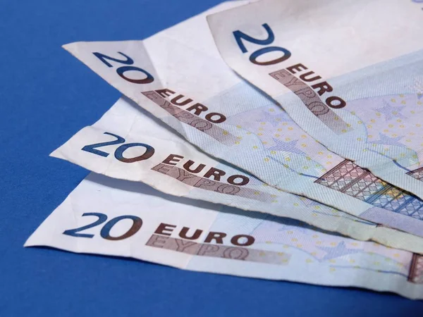 Poznámky Euro Close View — Stock fotografie