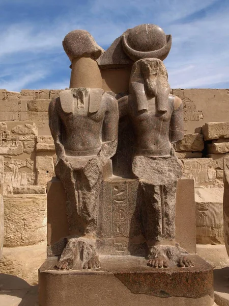 Estátua Ramsés Templo Ramsés Luxor Egito — Fotografia de Stock