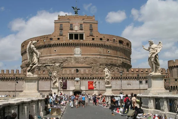 Mausoleum Hadrianus Rom Italien Europa — Stockfoto