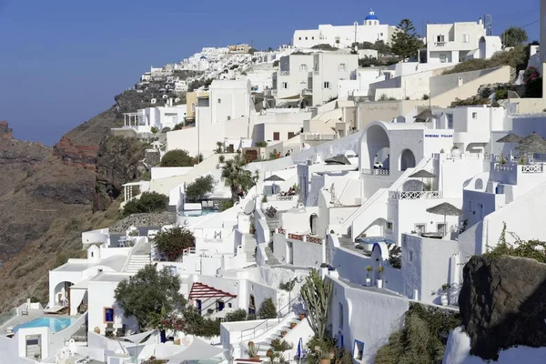 Townscape Imerovigli Santorini Cícladas Grecia Europa — Foto de Stock