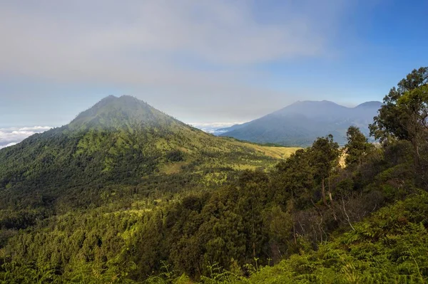 Kawah Ijen Landskap Ijen Krater Banyuwangi East Java Indonesien Asien — Stockfoto