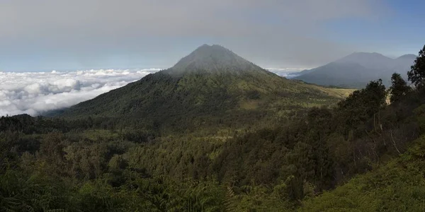 Kawah Ijen Landskap Ijen Krater Banyuwangi East Java Indonesien Asien — Stockfoto