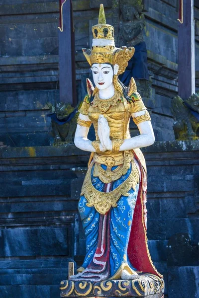 Statua Tempio Pura Ulun Danu Batur Bali Indonesia Asia — Foto Stock