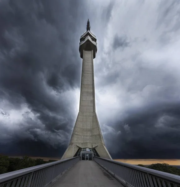 Avala Fernsehturm Resnik Serbien Europa — Stockfoto