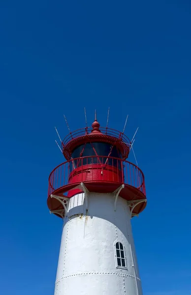 List West Lighthouse Ellenbogen Nära List Sylt Schleswig Holstein Tyskland — Stockfoto