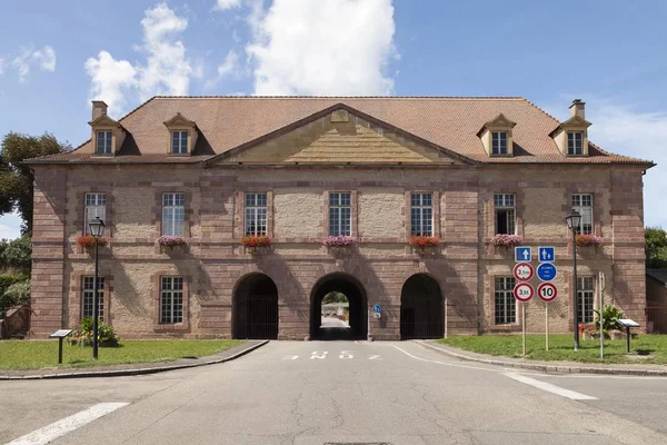 Colmar Gate Porte Colmar Neuf Brisach Эльзас Франция Европа — стоковое фото