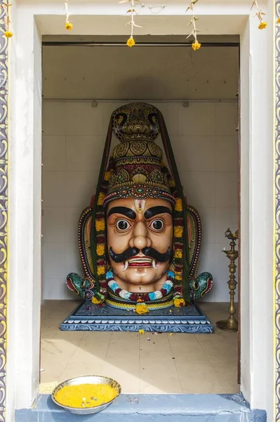 Statua Sri Aravan Tempio Sri Mariamman Dea Madre Luogo Culto — Foto Stock