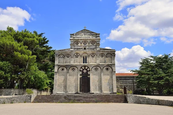 Kerk Van Het Benedictijner Klooster Van San Pietro Sorres Borutta — Stockfoto