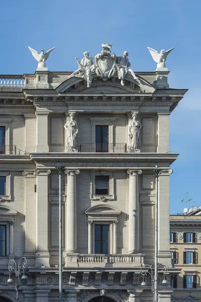 Faade Piazza Della Bblica 1887 1898 Mimar Gaetano Koch Rione — Stok fotoğraf