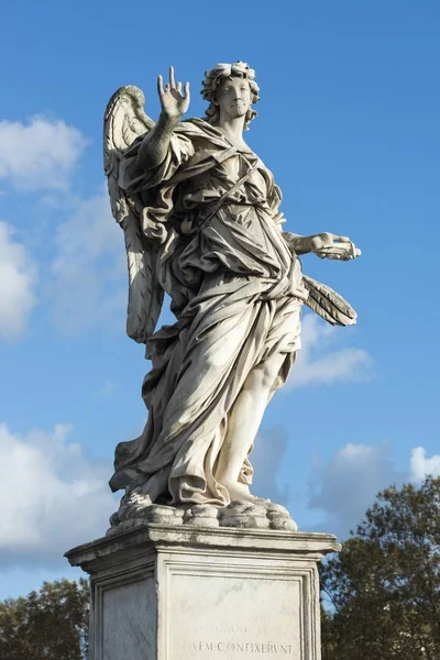 Angel Nails Girolamo Lucenti Angel Statues Symbols Passion Bernini Ponte — стоковое фото