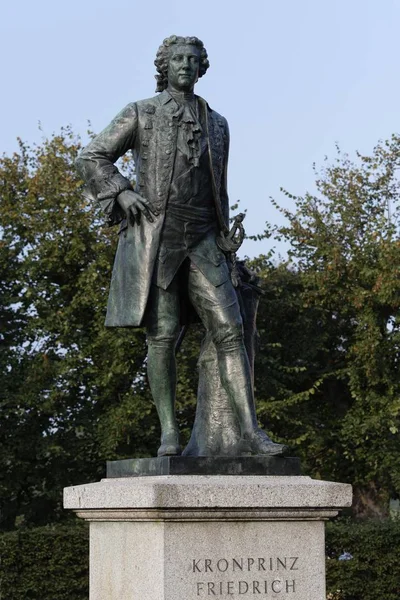 Μνημείο Του Διαδόχου Frederick Αργότερα Frederick Great Prussia Alter Fritz — Φωτογραφία Αρχείου