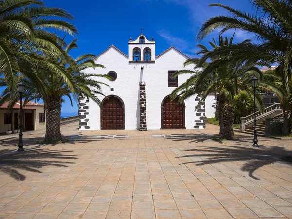 Kostel Garafa Plaza Baltazar Martin Santo Domingo Garafa Palma Kanárské — Stock fotografie