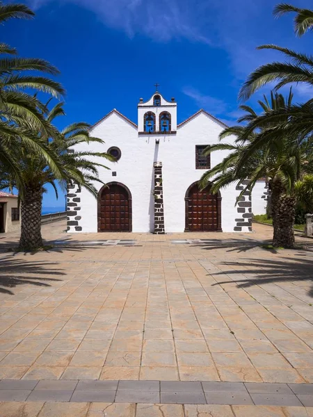 Iglesia Garafa Plaza Baltazar Martin Santo Domingo Garafa Palma Islas —  Fotos de Stock