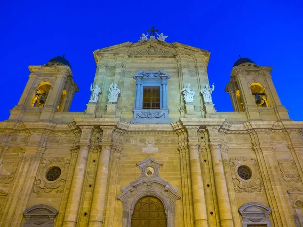 Kirche Chiesa Madre Maggio Piazza Repubblica Centro Histórico Marsala Provincia —  Fotos de Stock