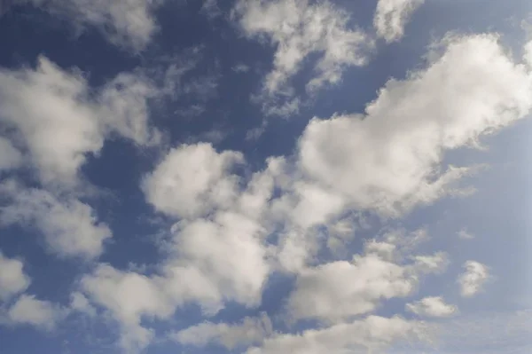 Schönwetterwolken Cumulus Humilis Deutschland Europa — Stockfoto