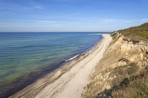 Östersjökust Med Klippor Ahrenshoop Dar Mecklenburg Vorpommern Tyskland Europa — Stockfoto