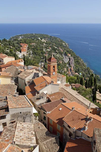 Roofs Old Town Roquebrune Cote Azur France Europe — Stockfoto