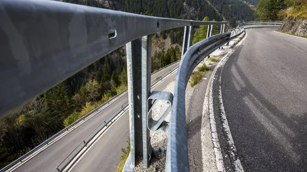 Schilderachtig Uitzicht Albula Pas Weg Engadin Kanton Graubunden Zwitserland Europa — Stockfoto