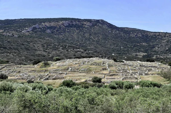 미노아 구르니 고고학적 구르니 크레타섬 그리스 — 스톡 사진