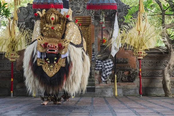 Barong Kris Dance Tradycyjny Taniec Balijski Ubud Bali Indonezja Azja — Zdjęcie stockowe