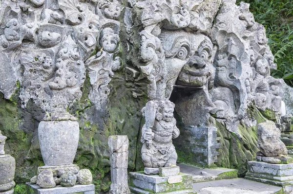 Entrada Cueva Elefante Goa Gajah Bali Indonesia Asia — Foto de Stock