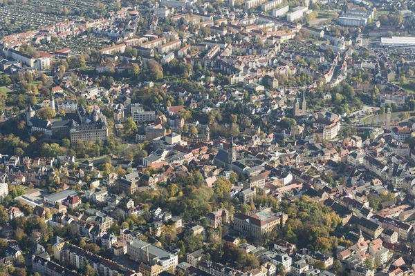 Вид Повітря Історичний Центр Альтенбург Тюрингія Німеччина Європа — стокове фото