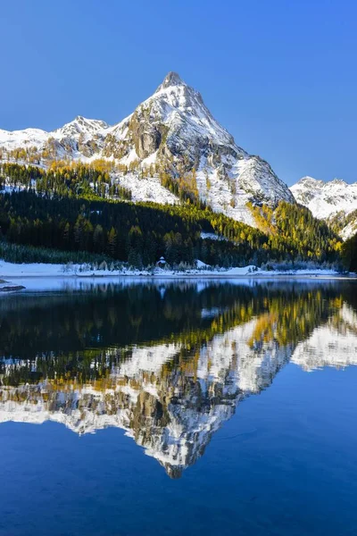 Riedingtal Doğa Parkı Nda Sonbahar Schlieralm Schliersee Riedingspitze Sonbahar Renkleri — Stok fotoğraf