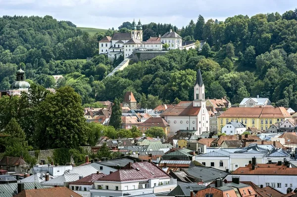 Monastero Mariahilf Chiesa Parrocchiale San Gertraud Centro Storico Passavia Bassa — Foto Stock