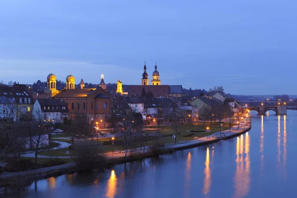 Paesaggio Urbano Kitzingen Bassa Franconia Baviera Germania Europa — Foto Stock