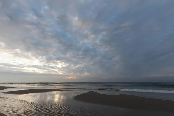 Večerní Atmosféra Pobřeží Severního Moře Sylt Severní Fríský Ostrov Severní — Stock fotografie