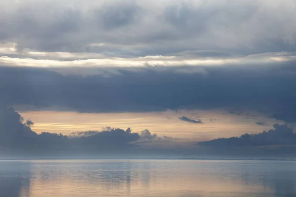 Lumière Atmosphérique Dans Parc National Mer Des Wadden Site Patrimoine — Photo