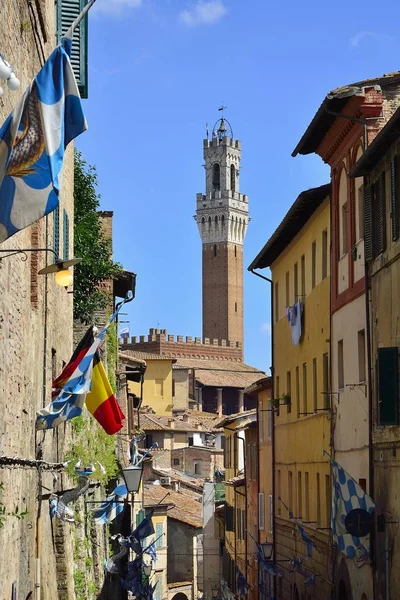 Giovanni Dupr Torre Del Mangia Tower Siena Province Siena Tuscany — 图库照片