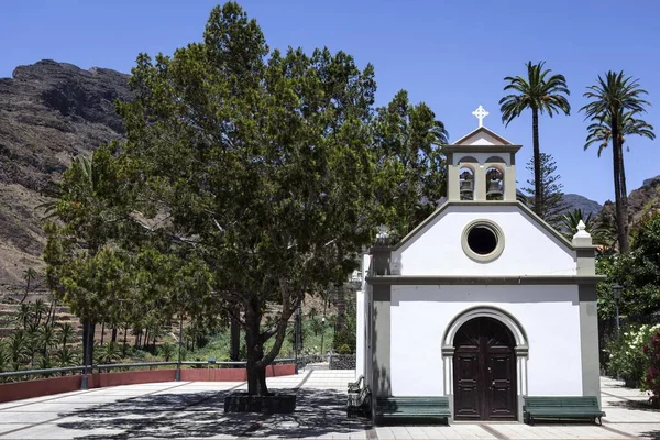 Ermita Los Reyes Valle Gran Rey Gomera Ilhas Canárias Espanha — Fotografia de Stock