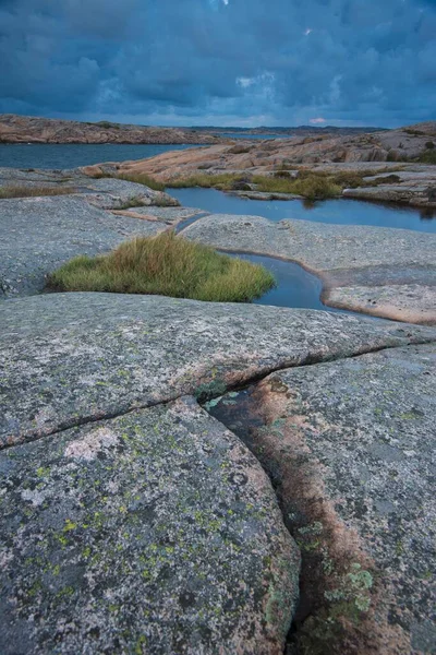 Pedras Costa Ramsvik Perto Smgen Província Bohusln Vstra Gtaland County — Fotografia de Stock