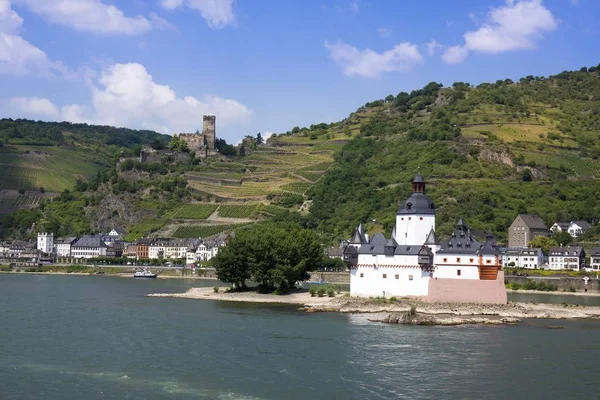 Pfalzgrafenstein Castle Former Toll Castle Kaub Gutenfels Castle Unesco World — Stock Photo, Image